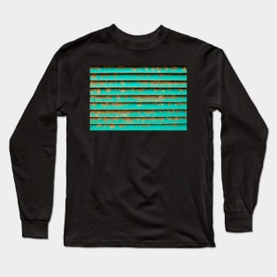 Green grid 1 Long Sleeve T-Shirt